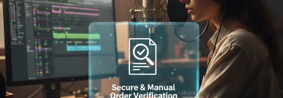 Secure & Manual Order Verification.